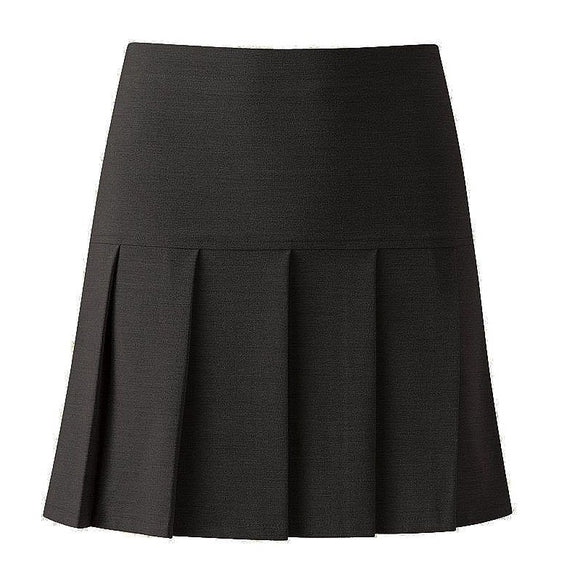 Pleated Skirt Charcoal- Must Be Knee Length