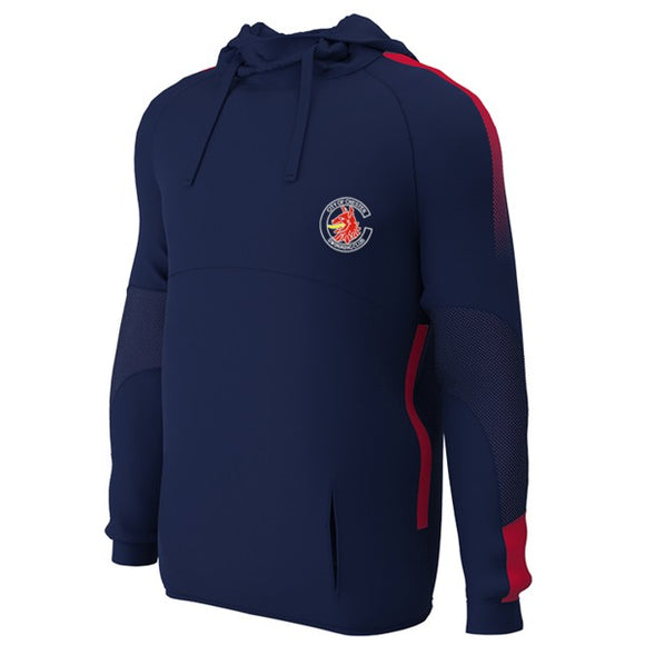 Chester Swimming Hoodie Navy / Red (Special Order - 3 Week Delivery)