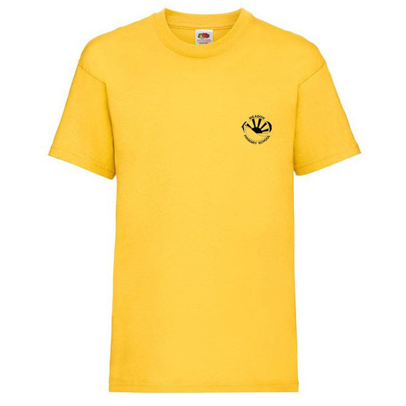Meadow Primary PE T Shirt Yellow