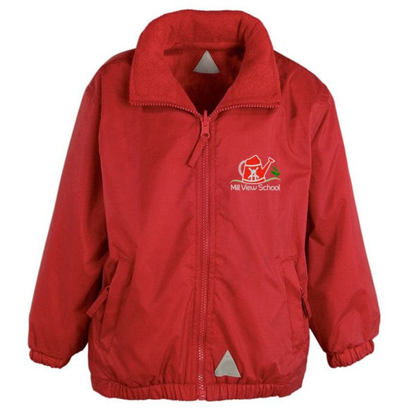 Mill View Primary Reversible Jacket Red (Special Order - 3 Week Delivery)