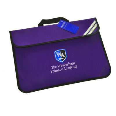 Weaverham Primary Book Bag Purple