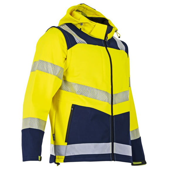 2227 Viseur Hi-Viz 3 Layer Softshell