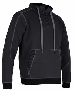 8049 Coffre Zip Sweatshirt Grey / Black