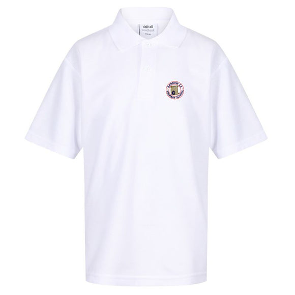 Barrow Primary Polo Shirt White