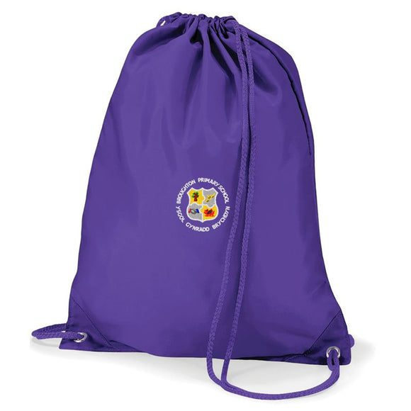 Broughton Primary PE Bag Purple