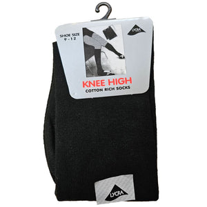 Knee High Socks Black (Single Pair)
