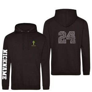 Catholic High YR 11 Leavers Hoodie 2024 Black (State Nickname Required in Special Instructions in Cart)