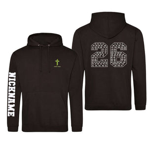 Catholic High YR 11 Leavers Hoodie 2026 Black (State Nickname Required in Special Instructions in Cart)