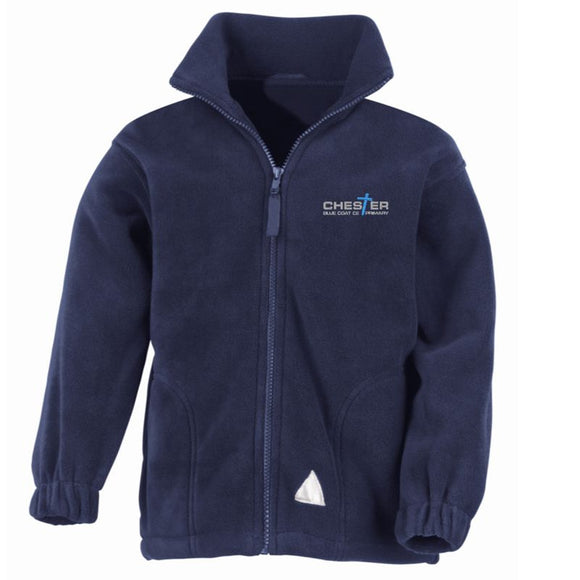 Chester Blue Coat Fleece Navy