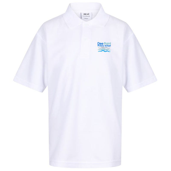 Dee Point Primary Polo Shirt White
