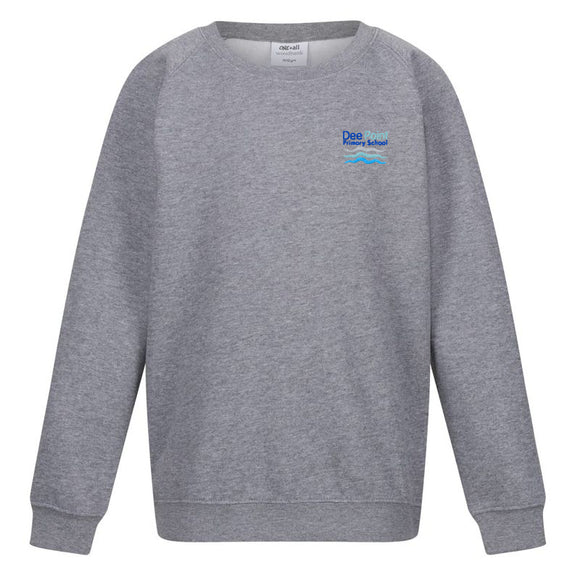 Dee Point Crew Neck Sweatshirt Grey