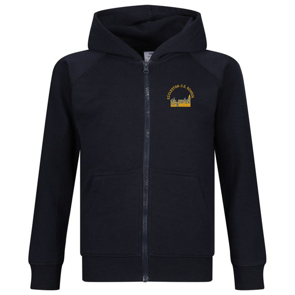 Eccleston Primary Zip Hoodie Navy
