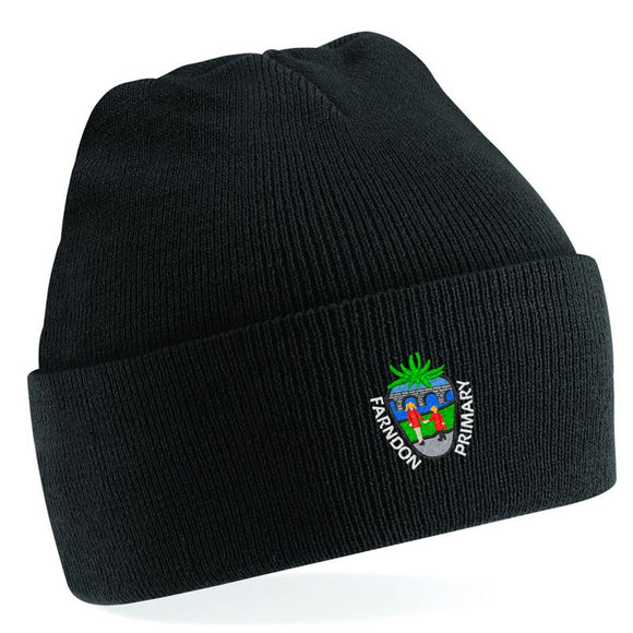 Farndon Primary Junior Beanie Black (Special Order - 3 Week Delivery)
