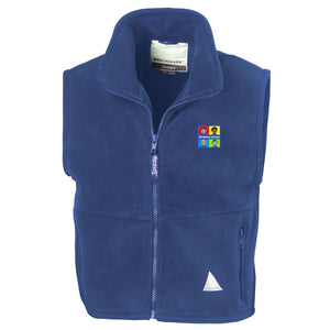 Hinderton Fleece Gilet Royal (Special Order - 3 Week Delivery)