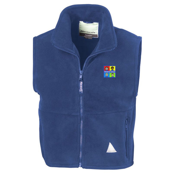 Hinderton Fleece Gilet Royal (Special Order - 3 Week Delivery)