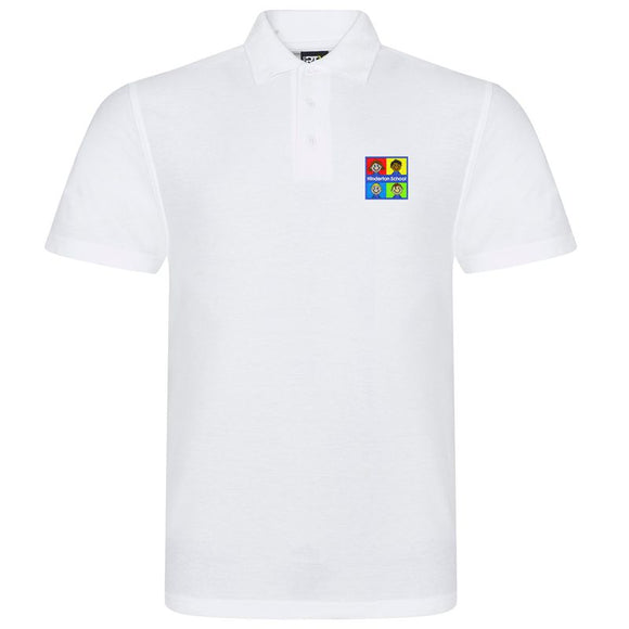 Hinderton Staff Polo Shirt White (Special Order - 3 Week Delivery)