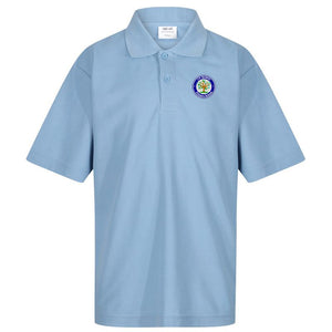 J H Godwin Polo Shirt Sky