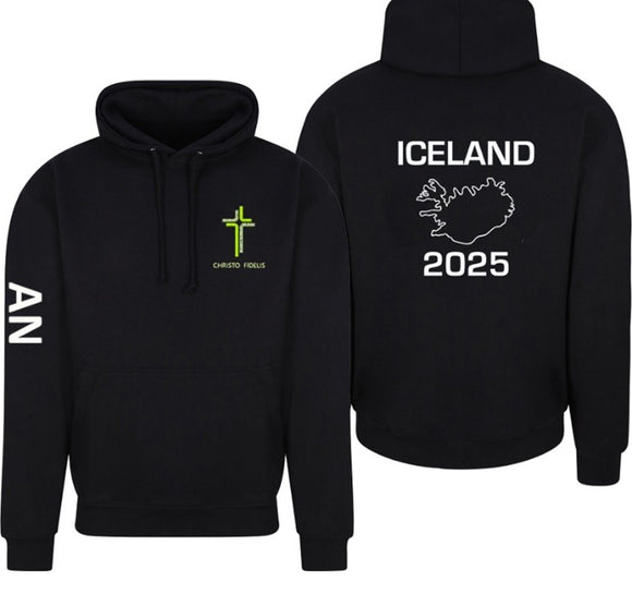 Catholic High Iceland Hoodie 2025 Black (State Initials Required in Special Instructions in Cart)