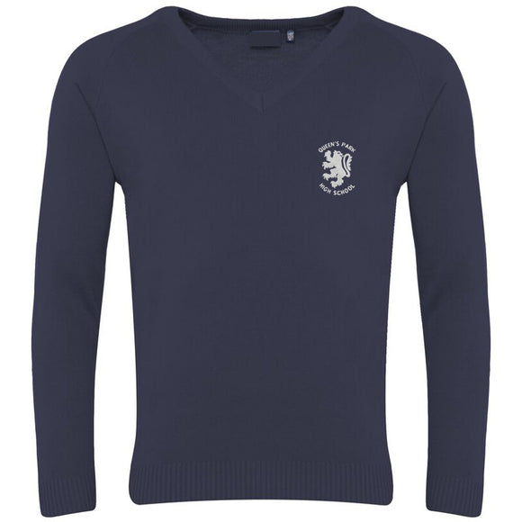 QPH V Neck Jumper Mariner