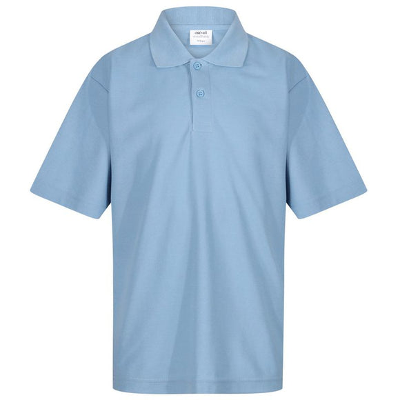 Polo Shirt (No logo) Sky (YR R - YR 6)