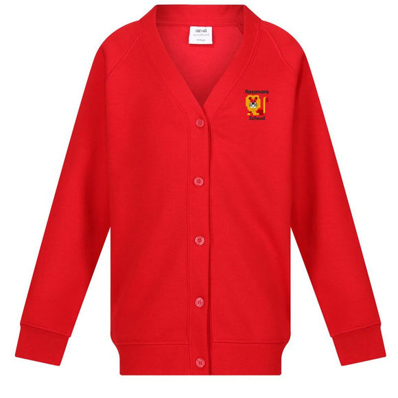 Rossmore Primary Cardigan Red
