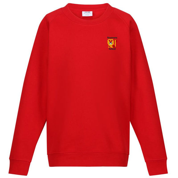 Rossmore Primary Crew Neck Sweatshirt Red