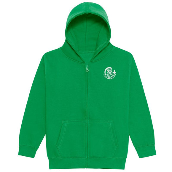 St Clare's PE Zoodie Kelly Green (Special Order - 3 Week Delivery)