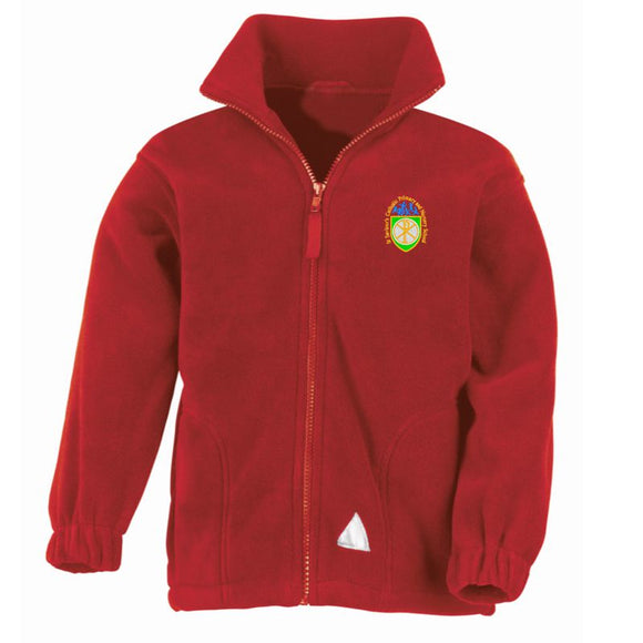 St Saviour's Primary Fleece Red (Special Order - 3 Week Delivery)