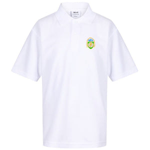 St Saviour's Primary PE Polo Shirt White
