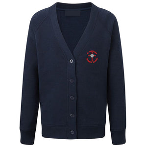 St Theresa's Cardigan Navy