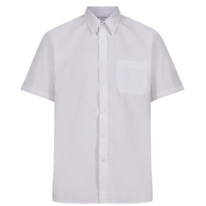 Short Sleeve Shirt (Twin Pack) White