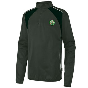 The Oaks 1/4 Zip Top Forest / Black