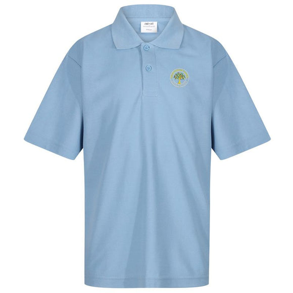 Tarvin Primary Polo Shirt Sky (Special Order - 3 Week Delivery)