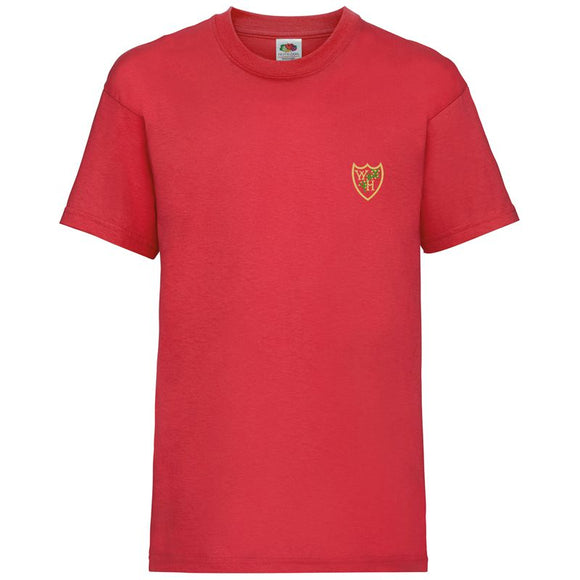 Whitby Heath PE T Shirt Red