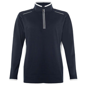 QPH 1/4 Zip Top Navy / White