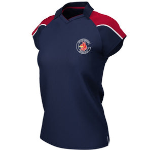 *SALE* Chester Water Polo Female Polo Shirt Navy / Red (Non - Returnable)