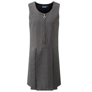 Lynton Pinafore Dress Grey