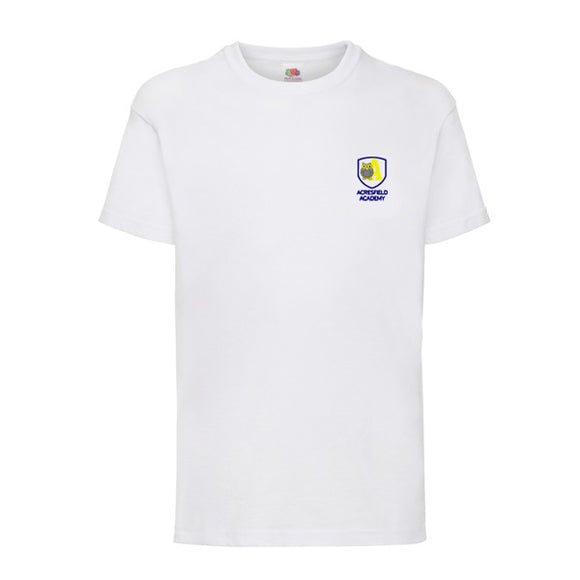 Acresfield Primary PE T-Shirt White