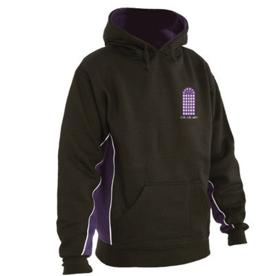 The Arches Hoodie Black / Purple / White