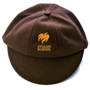 Avalon Brown Cap With Badge