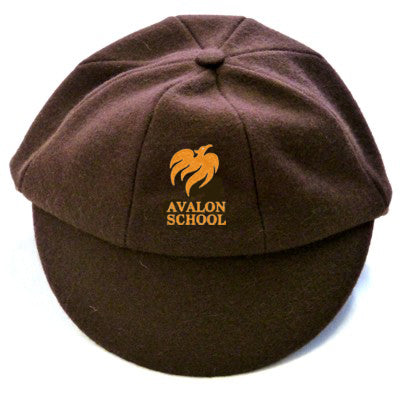 Avalon Brown Cap With Badge