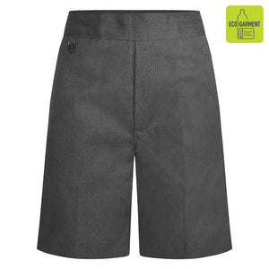 Elastic Back Pull Up Shorts Grey