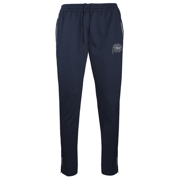 Bishop's High PE Training Trousers Navy / Silver