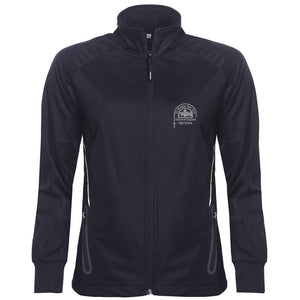 Bishop's High Girls PE Full Zip Training Top Navy / White