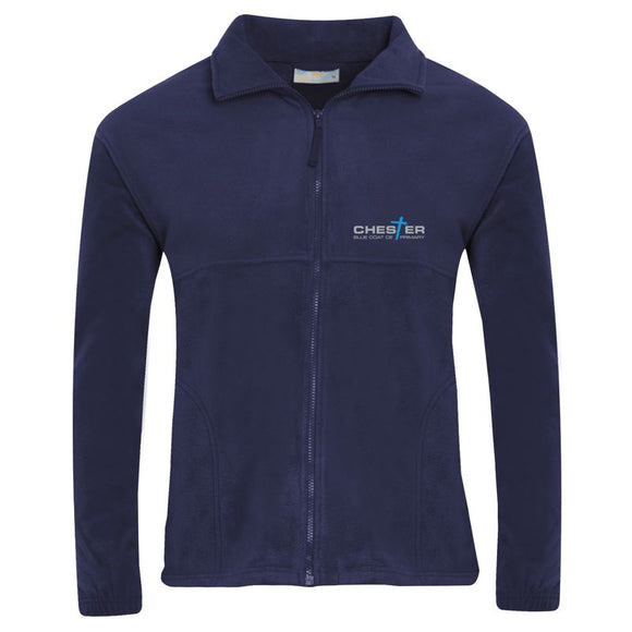 Chester Blue Coat Fleece Navy