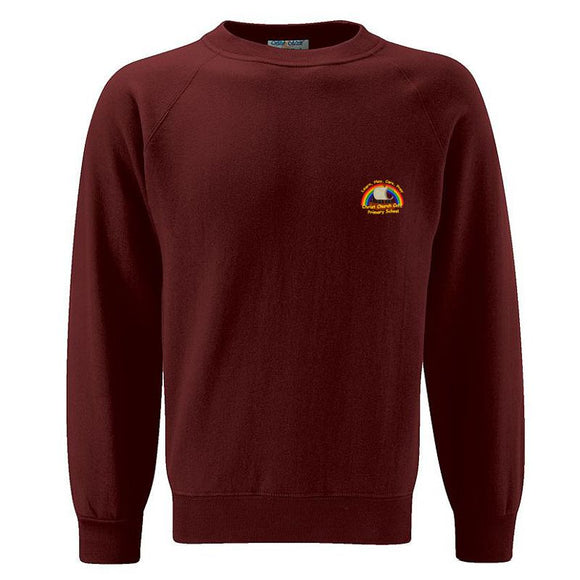 Christ Church Primary Sweatshirt Maroon