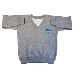 Dee Point V - Neck Jumper Dark Grey