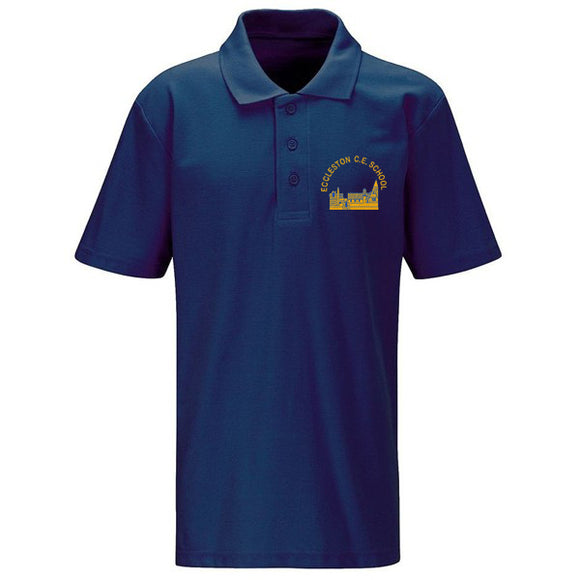 Eccleston Primary Polo Shirt Navy