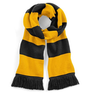 The Firs Scarf Grey / Gold