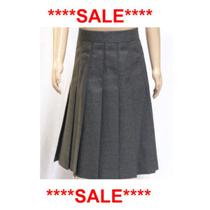 The Firs Pleated Skirt Grey